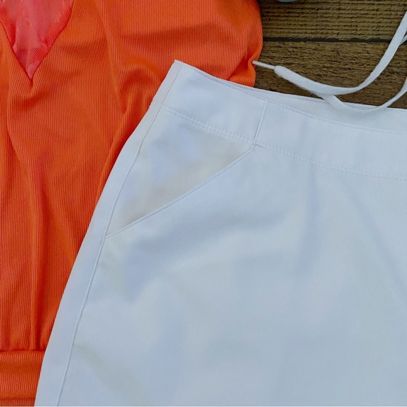 PGA TOUR Golf SKORT - All White - Picture 3 of 7